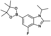 4-Fluoro-2-methyl-1-(1-methylethyl)-6-(4,4,5,5-tetramethyl-1,3,2-dioxaborolan-2-yl)-1H-benzimidazole