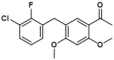 1-[5-(3-chloro-2-fluoro-benzyl)-2,4-dimethoxyphenyl]-ethanone