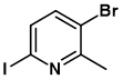 3-bromo-6-iodo-2-methylpyridine