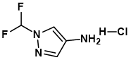 1-(difluoromethyl)pyrazol-4-amine;hydrochloride